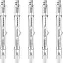 R7S Halogen Light Bulbs 100W 120V, J78mm Type T3 Bulbs 100 watt, 3 inch Halogen Double End Bulbs for Work/Security/Landscape Light Bulbs Dimmable