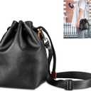 Drawstring Camera Bag Soft Camera Pouch Handbag Lens Pouch Bag Thickened design with soft flannel lining with Mirrorless Cameras/Nikon/Canon/Sony/Fuji Camera Case