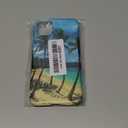 Back Case for iPhone 11, iPhone 11 Case with Stylish Tropical Beach Palm Tree Design Printed Cute, Sleek Durable Hardshell Protective Designer Phone Case/Cover for iPhone 11 White