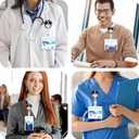 3 x IDK, I Just Take The Pictures Funny Radiology Skeleton Nurse Badge Reel, Cute RT(R) Retractable ID Card Badge Holder, Name Tag Medical Badge Buddy for RN CT MRI RAD Nurse Radiologist X-Ray Tech