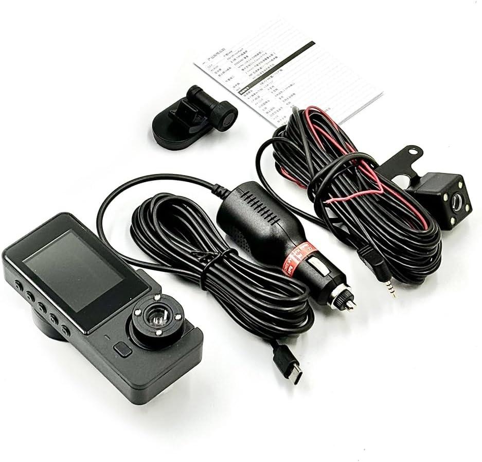 8 MPX HD Night Vision Car Recorder Three Lens WiFi Phone Connection Front Car Rear Portable Recorder Driving Recorder