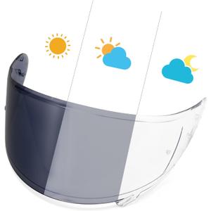 PSLER Photochromic CWR-1 Visor- RF-1200 Visor X14 Face Shield Replacement for CWR-1 RF 1200 X-Spirit NXR Z7 X14 NX NZ,Photochromic