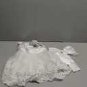 6M Toddler Baby Girls Dresses Pageant Wedding Flower Girls Dress Formal Gowns Embroidered Lace Dress + Headwear