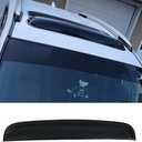 38inch 980mm Universal Sun Roof Wind Deflector, 1pcs Dark Smoke Auto Moon Sunroof Window Visor with Double Side Tape RN98
