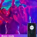 RGB Stage Light Bar, 120W 180LEDs RGBCW Smart Stage Wash Light Bar with Remote and APP Control, IP66 Waterproof RGB Color Changing DJ Light Bar for Garden Party Events Festivals Stage Lighting