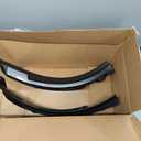 PSLER Fit for Volvo XC60 2018-2025 Rear Door Mud Flaps Set of 2PCS Mud Guard Kit Splash Guards Mudguards Mudflaps with Hardware Kits Accessory Front and Rear