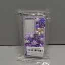 Changjia for Samsung Galaxy S25 Ultra Glitter Bling Case,Cute Luxury 3D Sparkle Crystal Rhinestones Flowers Diamond Pearl with Lanyard Wrist Strap Women Girls Case for Galaxy S25 Ultra 6.9 Inch,Purple