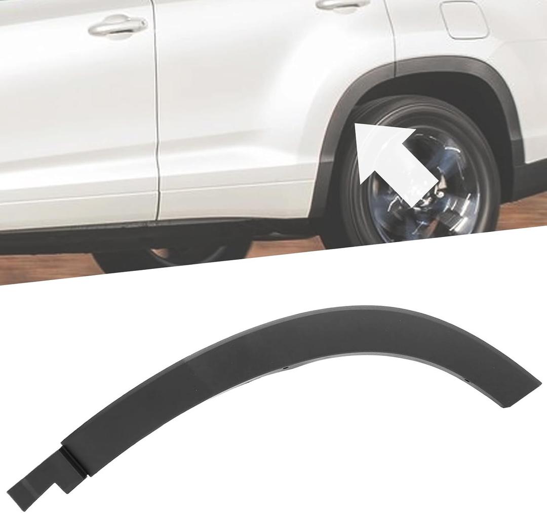 Rear Left Wheel Cover Fit for Highlander 2014 2015 2016 2017 2018 2019 Driver Side Wheel Cover Molding Trim for 750780E020