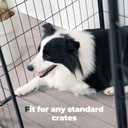 BALANCE Dog Crate Pad, Dog Foam Crate Mat Kennel Pad, Washable Water-Resistant Pet Bed Flat Dogs Cage Mat for Small Dogs