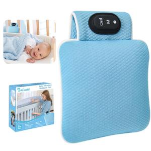 Vibrating Pad for Baby Crib, Baby Vibrating Sleep Soother, Gentle Vibrations Mattress Pad, 3 Adjustable Modes, 90-Minute Timer, Use for Bassinet/Strollers/Travel, Ideal Sleep Aid for Newborns (Blue)