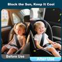 XCBYT 2019-2024 RAV4 Window Shades - Switch Between Total Blackout & Bug-Free Ventilation Car Window Covers | Reflective Silver 99% UV Heat Shield Breathable Mesh Side Window Sun Shade (4 PCS)