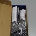 Ryamen Filtered Shower Head with Handheld, High Pressure 9-Spray Modes Detachable Shower Head with Filter for Hard Water-Remove Chlorine & Impurities, Improve Skin & Hair Health, 2 Filters, Chrome