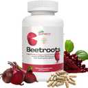 Beet Root MAX Capsules -Organic 1300mg High power BeetRoot Supplements for Blood Flow, Mens Performance, Digestive & Immune System. US made Beet Root Powder Capsules- Non-GMO and Gluten Free-60 Count