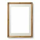 Vintage Gold Ornate Baroque Carved Wood Picture Frame with Mat (26*38 inch)