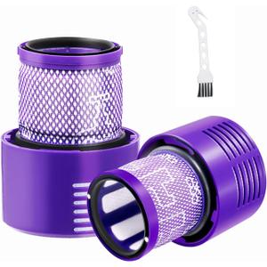 SV27 and V10 Filter Replacement Compatible for Dyson Cyclone V10 Animal, Absolute, Motorhead, Total Clean, SV12 Series, Part No. 969082-01