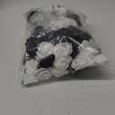 Bright Creations 100 Pack Black and White Artificial Flowers - Bulk Stemless Fake Foam Roses for Decorations, DIY Crafts, Bouquets (3 in)