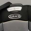 Graco Extend2Fit Convertible Car Seat, Rear and Forward Facing Car Seat with Adjustable Extension Panel for Extra Legroom, Great Gift for Baby Shower or Baby Registry, Gotham,  Manufacture Date: 08/19/2024