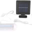Solar Powered Shed Light Rechargeable Split with On Off Switch Indoor Solar Lights for Sheds Inside Solar Powered Lights for Garden, Greenhouse, Corridor