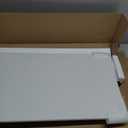 Standing Desk Converter Height Adjustable, Sit to Stand up Desk Riser Computer Workstation use in Laptop and Single Monitor Ergonomic Desktop Workstation for Home Office - White