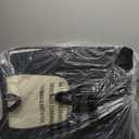 GXT Truck Seat Cover – Premium Synthetic Leather Seat Cushion – Universal Fit for Most Trucks, SUVs, and Sedans, Durable for Long-Lasting Protection (Black with White Stripe)