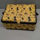SINGER Sewing Basket with Sewing Kit Accessories (Yellow Vintage)