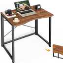 Huuger Folding Desk for Small Spaces, 23.6 Inch Foldable Computer Table, 16.5"D x 23.6"W