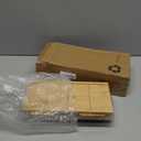 2-Layer Stackable Bamboo Tea Bag Organizer Storage Holder & Rack - Wooden Tea Box Containers - Stand for Countertop or Cabinet