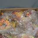 [ Prelit & Timer ] 17 Inch Fall Wreaths for Front Door Sunflower Fall Wreath with 20 LED Battery Operated Autumn Wreaths Maples Leafed Pumpkins Pinecones Acorns Thanksgiving Wreath for Home Wall Door