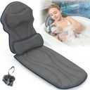 Full Body Bath Pillows for Tub Luxury Bathtub Pillow Cushion for Head,Shoulder,Back&Lumbar Support Thick Tub Pillow for Bathtub for Women Relaxing Soft 5D Air Mesh Mat 12 Non-Slip Power Suction Cups