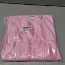 Newrara Adult Shiny Graduation Cap and Gown Tassel Set for High School & Bachelor (48, Pink)