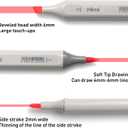 HIMI CC Marker Set, GOTO Museum Gift Box Dual Tip Quick Drying Markers, Clean Smelling Alcohol Marker,Hard and Soft Nib for Youth Adults Coloring Illustration, Great Value Pack (Orange)