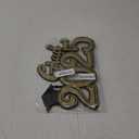 Graduation Party Decorations for Class of 2025 - Gold Grad 2025 Wood Sign Photo Prop for Class of 2025 College High School Graduation Party Supplies