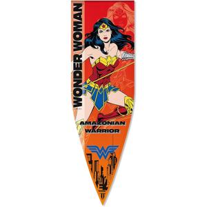 Superhero Banner Flag Backdrop Decor, 18"x59" Hero Themed Pennant Flags for Room Birthday Party Wall Decorations (WONDER WOMAN)