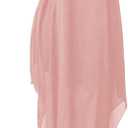 Verdusa Women's Fall Formal Wedding Guest Dress Halter Flowy Sleeveless Asymmetrical Holiday Dresses (Medium, Light Pink)