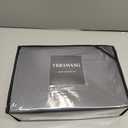 Vera Wang - King Size Sheet Set, Soft & Smooth Sateen Cotton Blend Bedding, Deep Pocket, 800 Thread Count, Bed Sheets with Fitted Sheet & Matching Pillowcases (Charcoal)