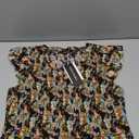 PRETTYGARDEN Women's Boho Floral Maxi Dress 2026 Summer Smocked V Neck Ruffle Sleeve Spring Flowy Beach Vacation Sundresses (Black, X-Large)