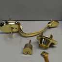 J-Series by Schlage Barcelona Exterior Front Entry Handleset, Exterior Side Grip, Bright Brass, JH58 BAR 605