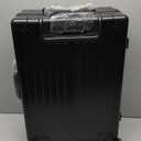 All Aluminum Carry On Luggage 22x14x9 Airline ApprovedHard Shell Carry On Luggage, Zipperless Luggage Aluminum Suitcase Luggage (black, 20inch)