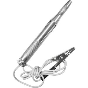 Test Light Automotive, 6V 12V 24V Car Voltage Circuit Tester Pen, Car Bidirectional Light Tester with Lamp Long Probe Extended Wire, Electrical Voltage Tester for Vehicle (Nickelplatedcopper)