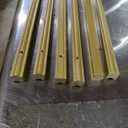 Gold frame assembly kit, 6 pieces length 35 inches, 2 pieces length 22 inches