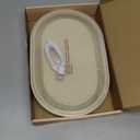 Heating Sourdough Bread Proofing Basket, 2L Electric Thermostatic Silicone Oval Banneton Proofing Bowl with 6 Timer & Temp Settings for Dough Rising, Dishwasher Safe, Foldable Sourdough Starter Bowl