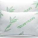 Elif King Size Pillows for Sleeping, Set of 2  Cooling Shredded Memory Foam Pillows with Removable Cover for Back, Stomach & Side Sleepers, Rayon Derived from Bamboo, King (2 Pack)