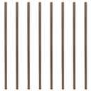 Myard 26 Inches Classic Hollow Round Iron Deck Balusters Furniture for Deck Railing Porch Staircase Banister Balustrade (25pk, Bronze)