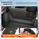 powoq Floor Mats Compatible with 2022-2026 Honda Civic Hatchback Cargo Mat Cargo Liner Floor Liner TPE Replacement for 2022-2026 Honda Civic Accessories (Trunk Mat+Backrest Mats+Floor mats)