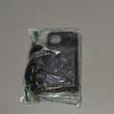 Bocasal Crossbody Wallet Case for iPhone 15 Plus, RFID Blocking PU Leather Zipper Handbag Purse Flip Cover, Kickstand Folio Case with Card Slots Holder Wrist Strap Lanyard 5G 6.7 Inch (Black)