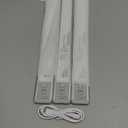 Under Cabinet Lighting Wireless, 15inch Rechargeable Motion Sensor Light Indoor, 3 Color Closet Light Battery Operated with LED Power Display, Magnetic Under Counter Lights for Kitchen, Home (3Pack)