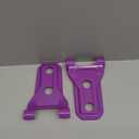 Front Engine Hood Hinge Cover Trim Exterior Accessories Decoration for 2018-2024 Jeep Wrangler JL JLU Unlimited Sports Freedom Sahara Rubicon Gladiator JT 2-Door & 4-Door (Purple 2PCS)