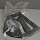 3 Layers Shoes Drawer Cabinet Hinges Flip Frames, Black Shoe Cabinet Replacement Fittings Stainless Steel for Kitchen Living Room, 1 Pair