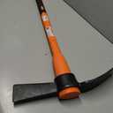 VNIMTI Pickaxe for Digging, Heavy Duty Pick Axe with Fiberglass Handle, 36 Inch Pick Mattock Tool for Soil, Rock and Roots