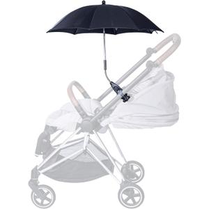 Protection little Umbrella fits for stroller Black pink 23 inch 58cm umbrella diameter